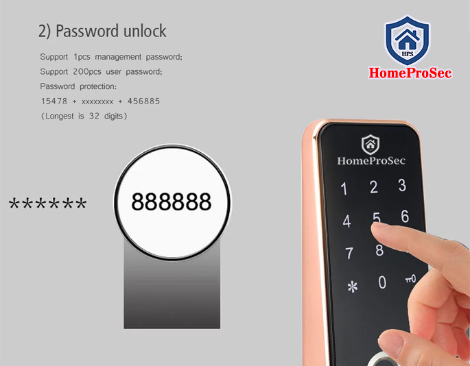 Khóa tủ vân tay HomeProSec HPS- J802