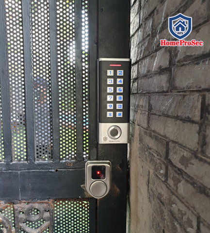 HPS- SLPRO ( KF1P8 - UPS)- Bộ khóa cổng vân tay thông minh HomeProSec HPS- SLPRO ( KF1P8 - UPS)