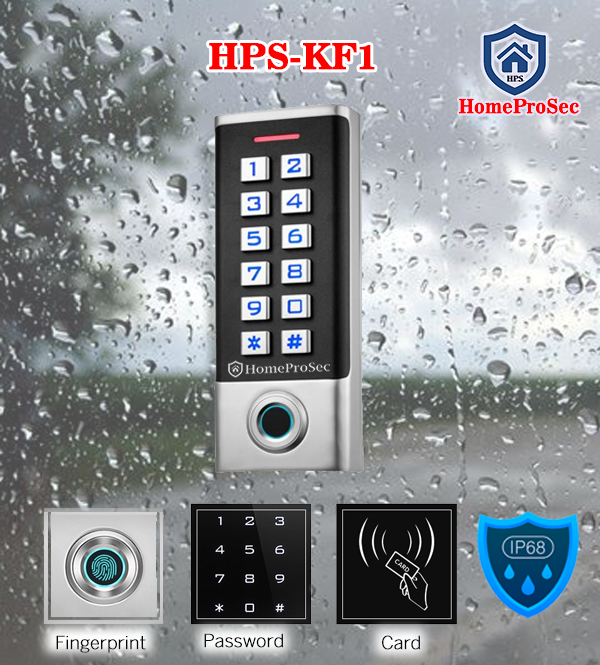 HPS- SLPRO ( KF1P8 - UPS)- Bộ khóa cổng vân tay thông minh HomeProSec HPS- SLPRO ( KF1P8 - UPS)