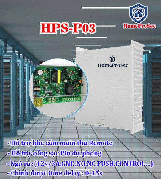  Bộ khóa cổng vân tay thông minh HomeProSec HPS- SLPLUS ( KF1P3 ) 