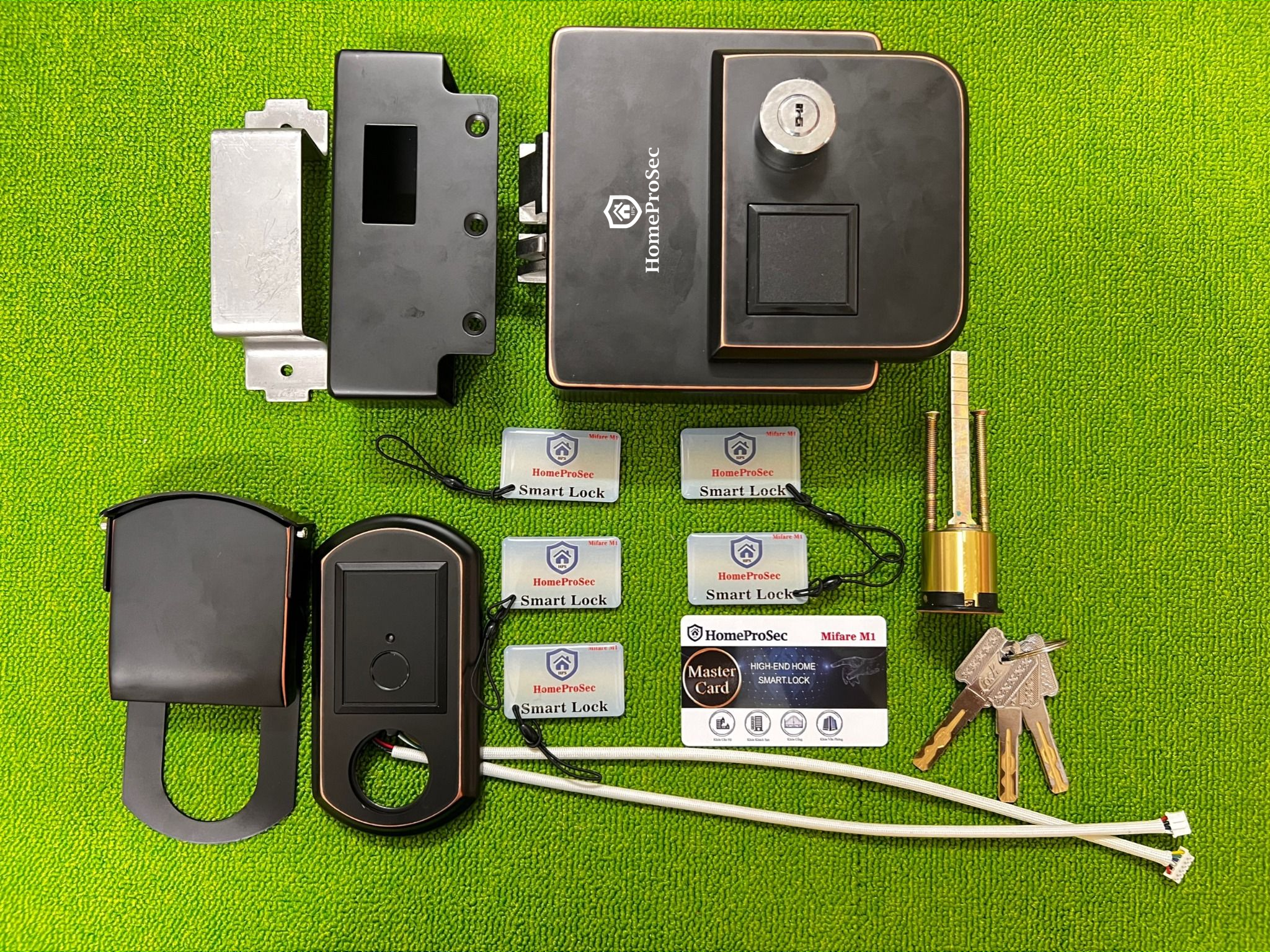 Khoá cổng Pin 01 vân tay HPS- P22 CF ( APP ĐIỆN THOẠI - TÙY CHỌN)