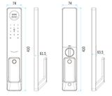  Khóa vân tay nhận diện khuôn mặt  HPS-  P88 FACE ( TTLock -Bluetooth) 