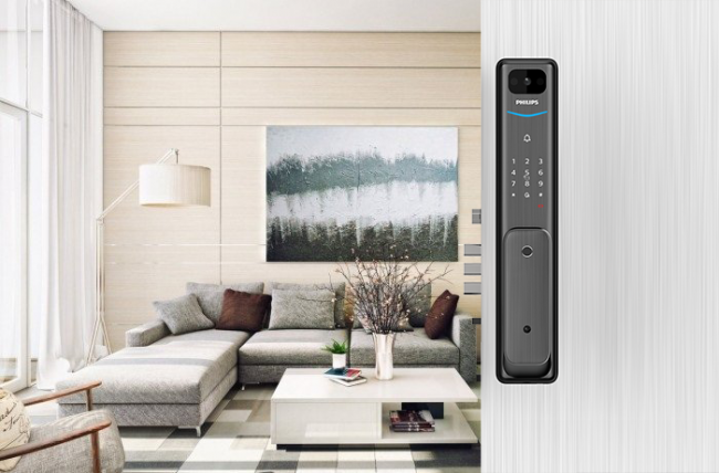 Khóa cửa vân tay Philips Alpha- V- 5HWS