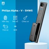  Khóa cửa vân tay Philips Alpha- V- 5HWS 