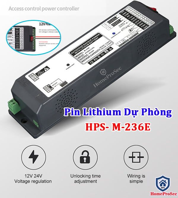 Pin dự phòng cho bộ điều khiển tự động