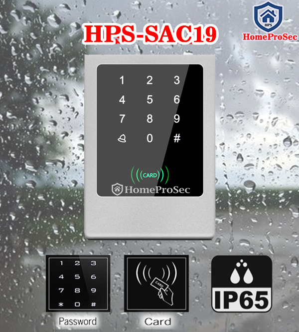  Đầu đọc thẻ/ mật mã ngoài trời HPS- SAC 19 
