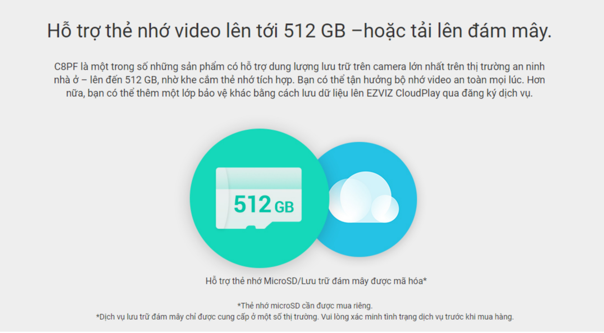 Camera WiFi Quay Quét, Ống kính kép EZVIZ 2MP