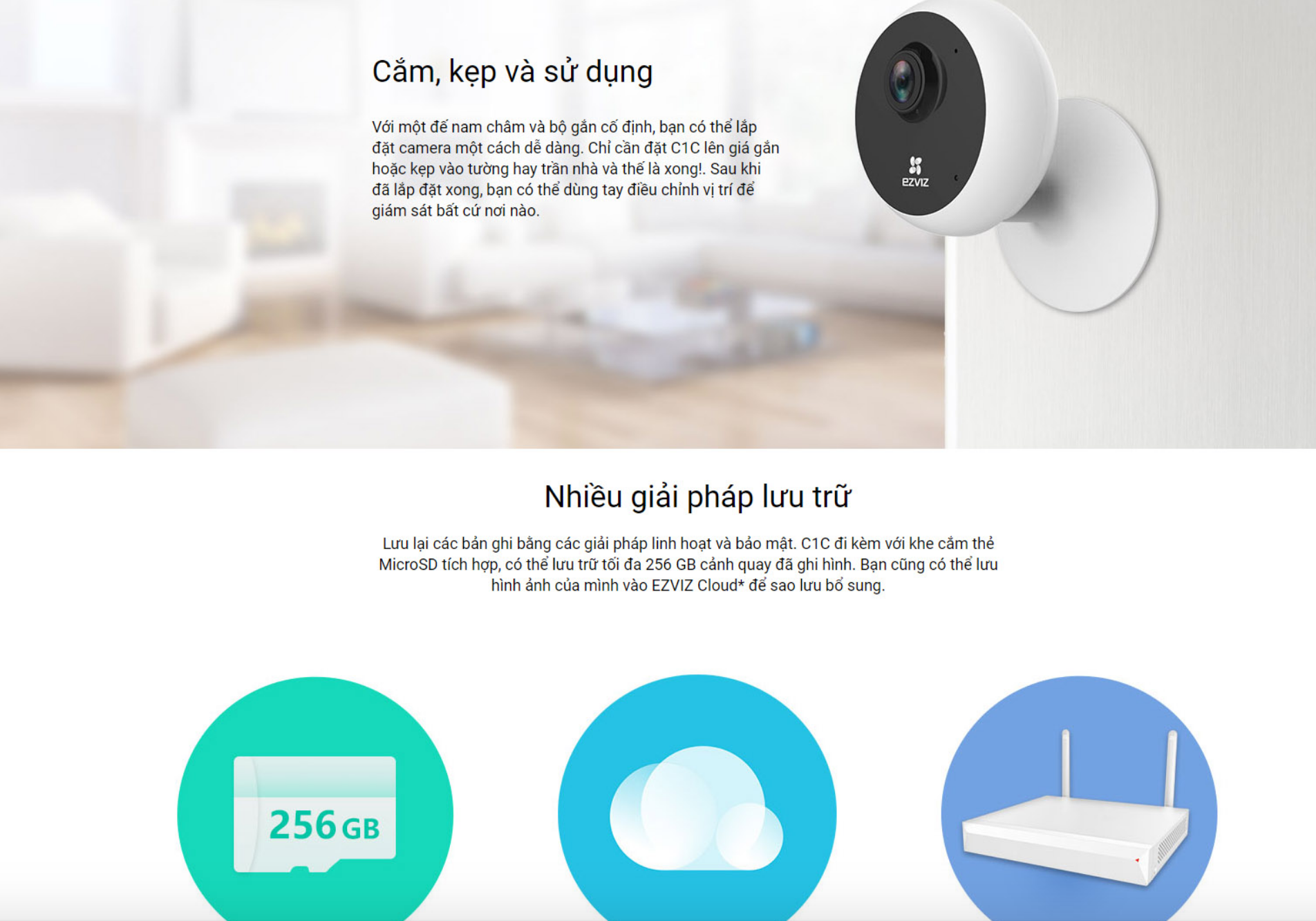 Camera wifi đa năng