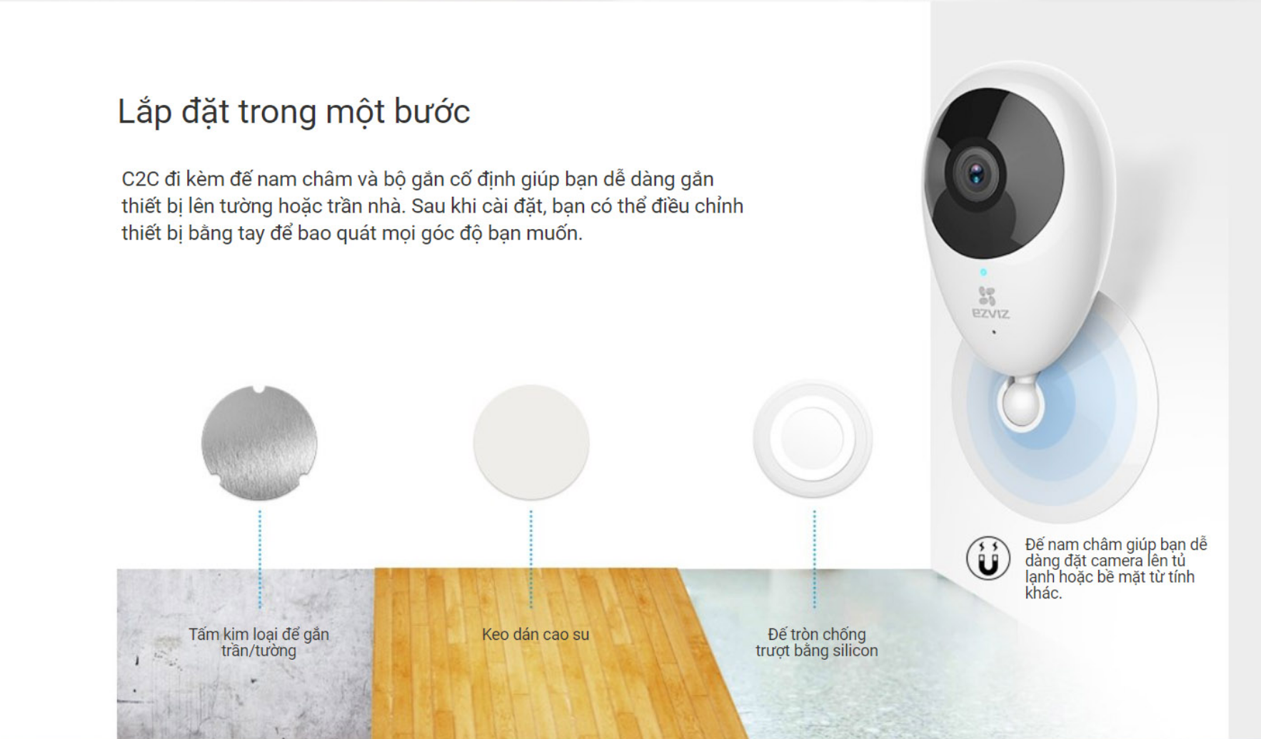 Camera wifi đa năng 1MP