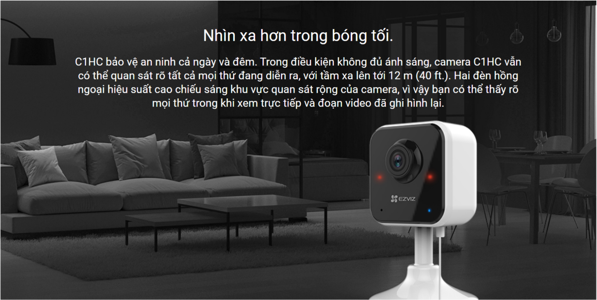  Camera Wifi trong nhà 2MP chuẩn nén H265 