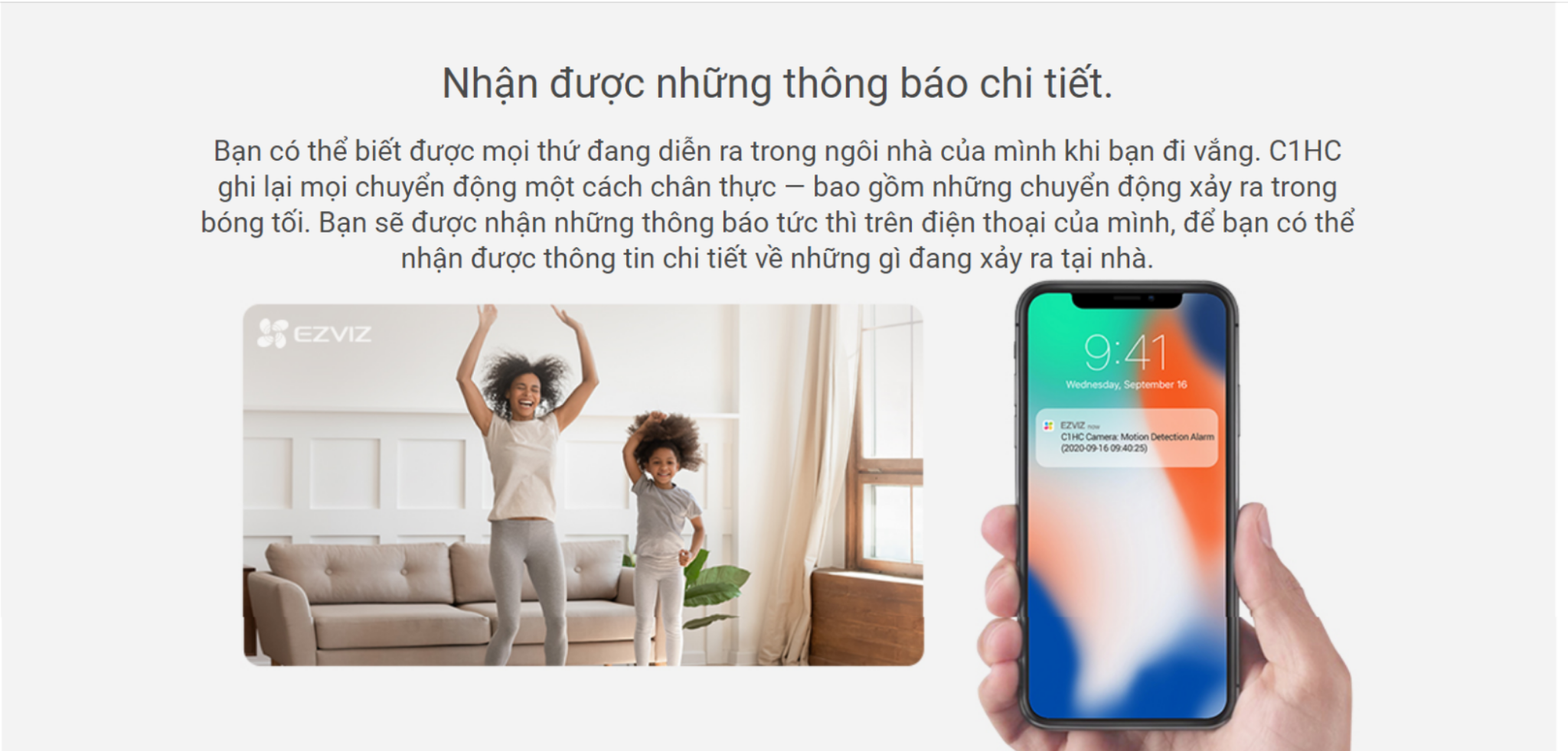 Camera Wifi trong nhà 2MP chuẩn nén H265