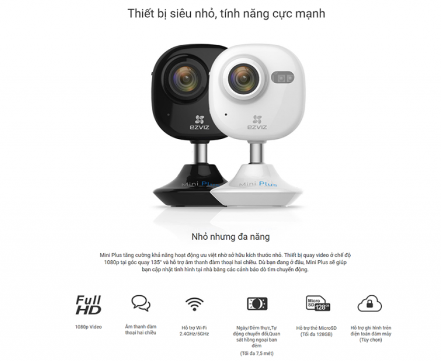  Camera wifi đa năng 2MP chống ngược sáng thực WDR 120dB 