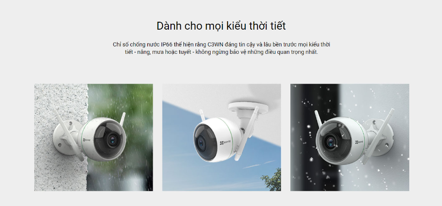 Camera wifi ngoài trời có khả năng kết nối không dây mạnh mẽ