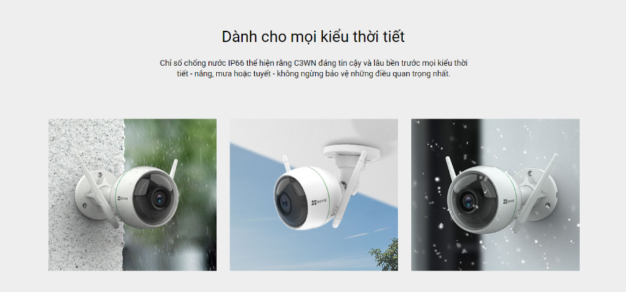  Camera wifi ngoài trời có khả năng kết nối không dây mạnh mẽ 