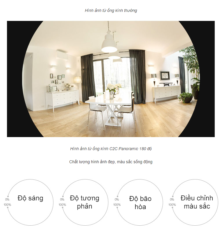 Camera wifi đa năng 2 MegaPixel – Góc nhìn siêu rộng 180°