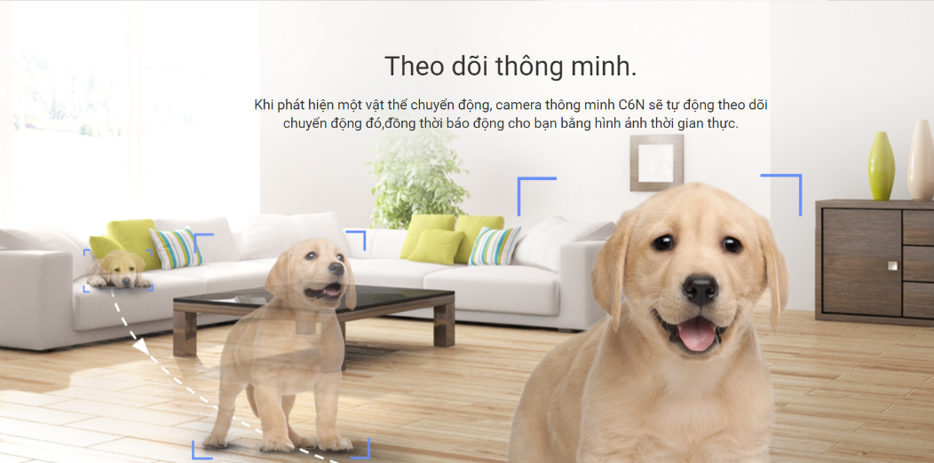 Camera quét & nghiêng kết nối WiFi thông minh C6N