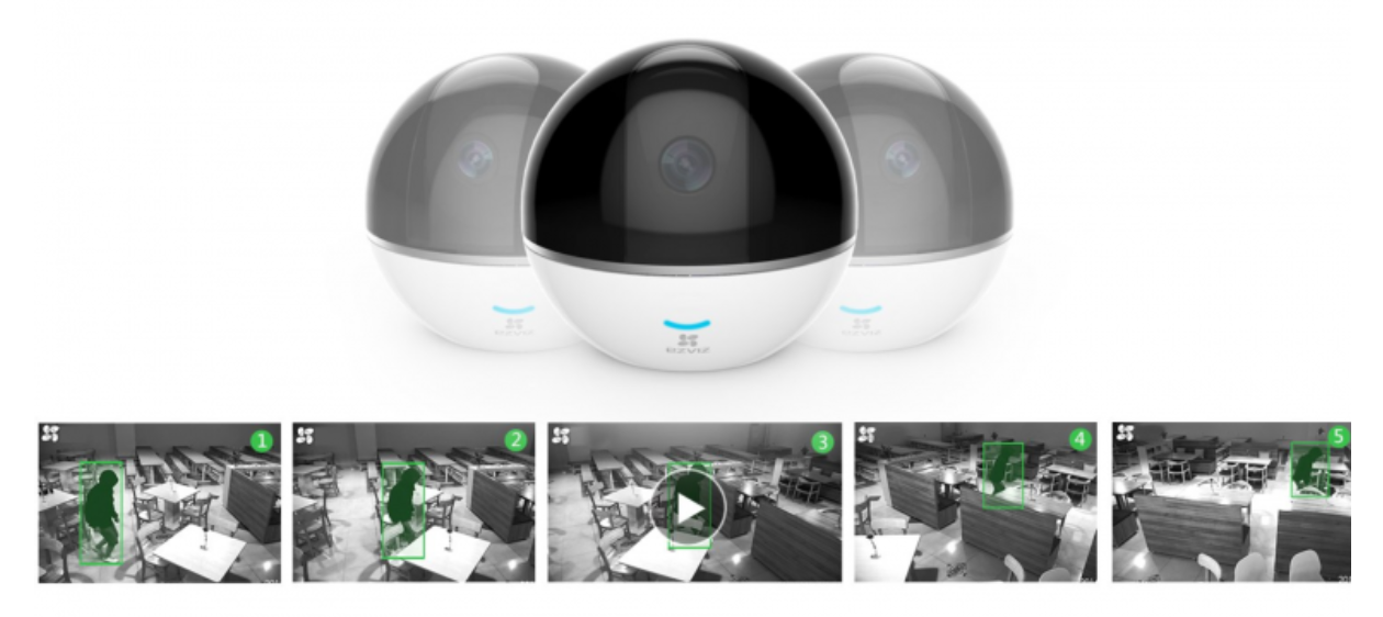 Camera wifi quay quét đa năng 2MP tích hợp báo động