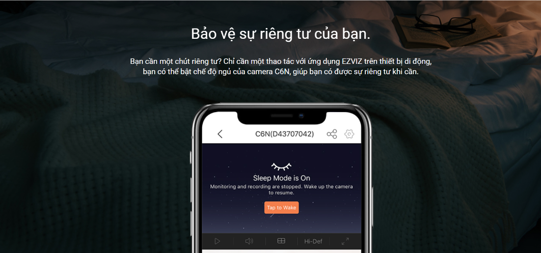 Camera quét & nghiêng kết nối WiFi thông minh C6N
