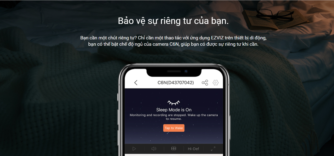  Camera quét & nghiêng kết nối WiFi thông minh C6N 