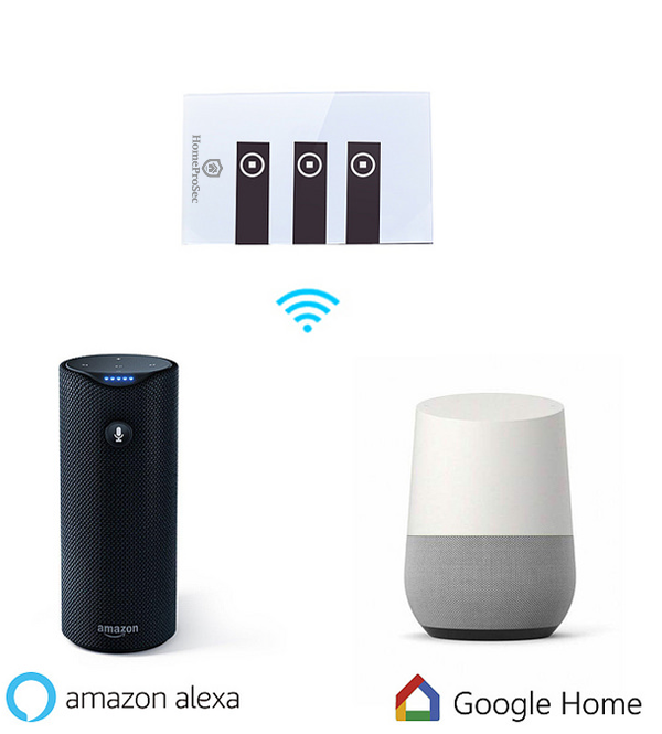 Công tắc Cảm ứng wifi thông minh 3 kênh HPS- SW3
