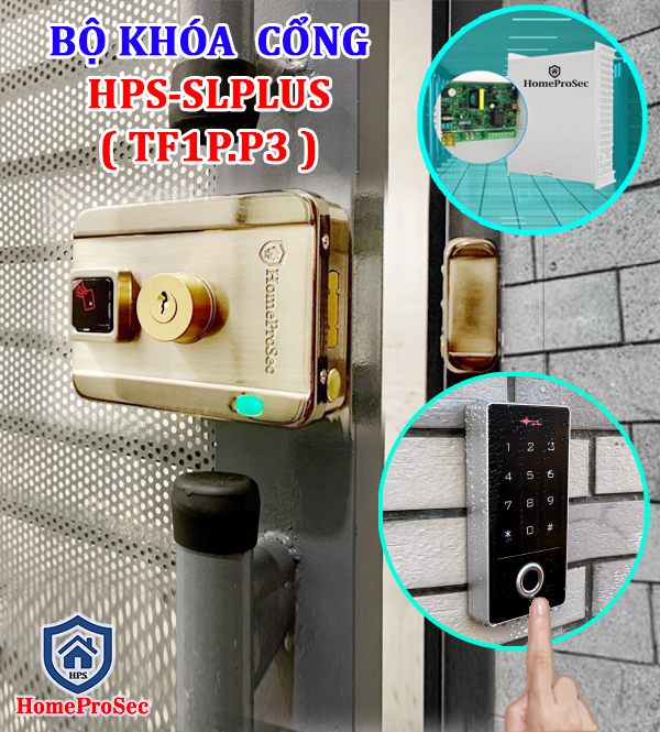 Khóa cổng thông minh vân tay HPS- SLPLUS ( TF1PP3 )