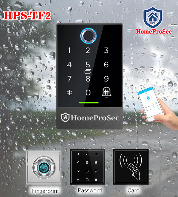 HPS- EMLPRO ( TF2P8 - UPS)- Bộ Khóa Từ Hút Vân Tay Thông Minh HomeProSec HPS- EMLPRO ( TF2P8 - UPS)