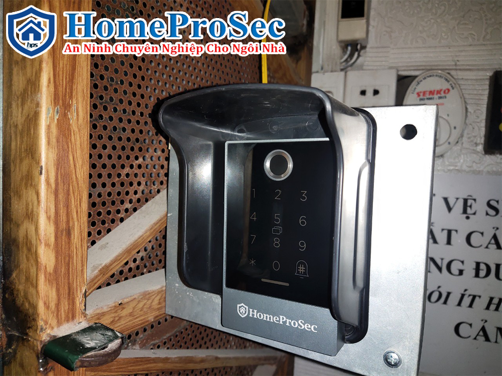 HPS-SLPLUS ( TF2P3)- Bộ khóa cổng vân tay thông minh HomeProSec HPS- SLPLUS ( TF2P3 )