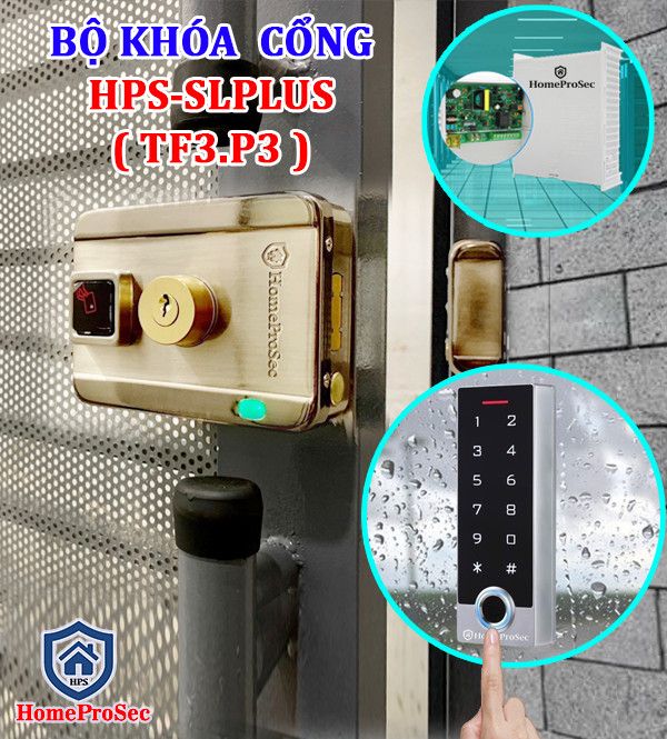  Khóa cổng sắt vân tay HPS- SLPLUS ( TF3P3 ) 