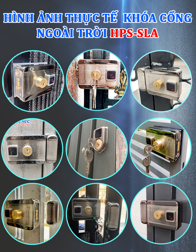  Khóa Cổng Sắt Ngoài Trời Nhà Trọ HPS - SL ( KEY) 