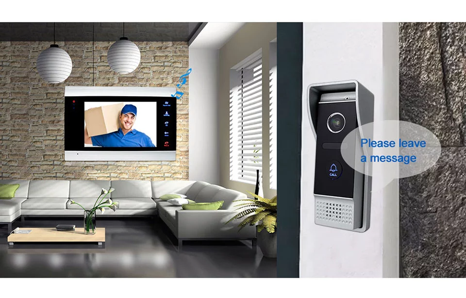 Bộ chuông hình Full HD 07 INCH – HOMEPROSEC HPS - VDP0713 và HPS - VDP0720