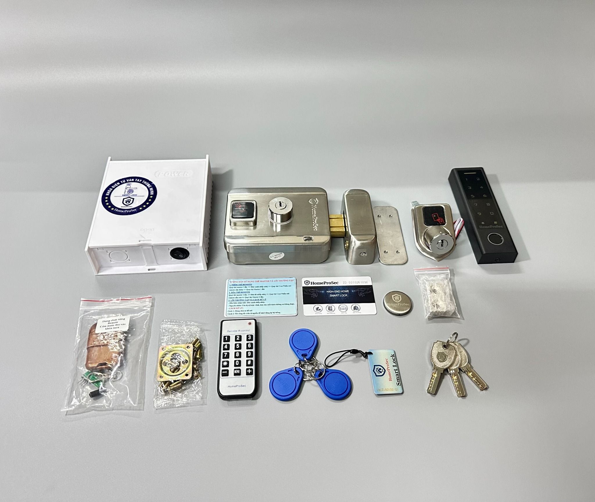 Bộ khóa cổng vân tay inox HPS- SLPLUS ( HF4P3- TUYA)