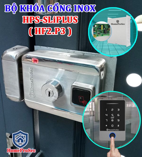  Bộ khóa cổng vân tay inox HPS- SLPLUS ( HF2P3-  Ttlock) 