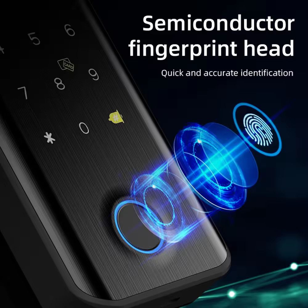 Khóa vân tay cửa kính HPS- G320 (có chìa cơ)