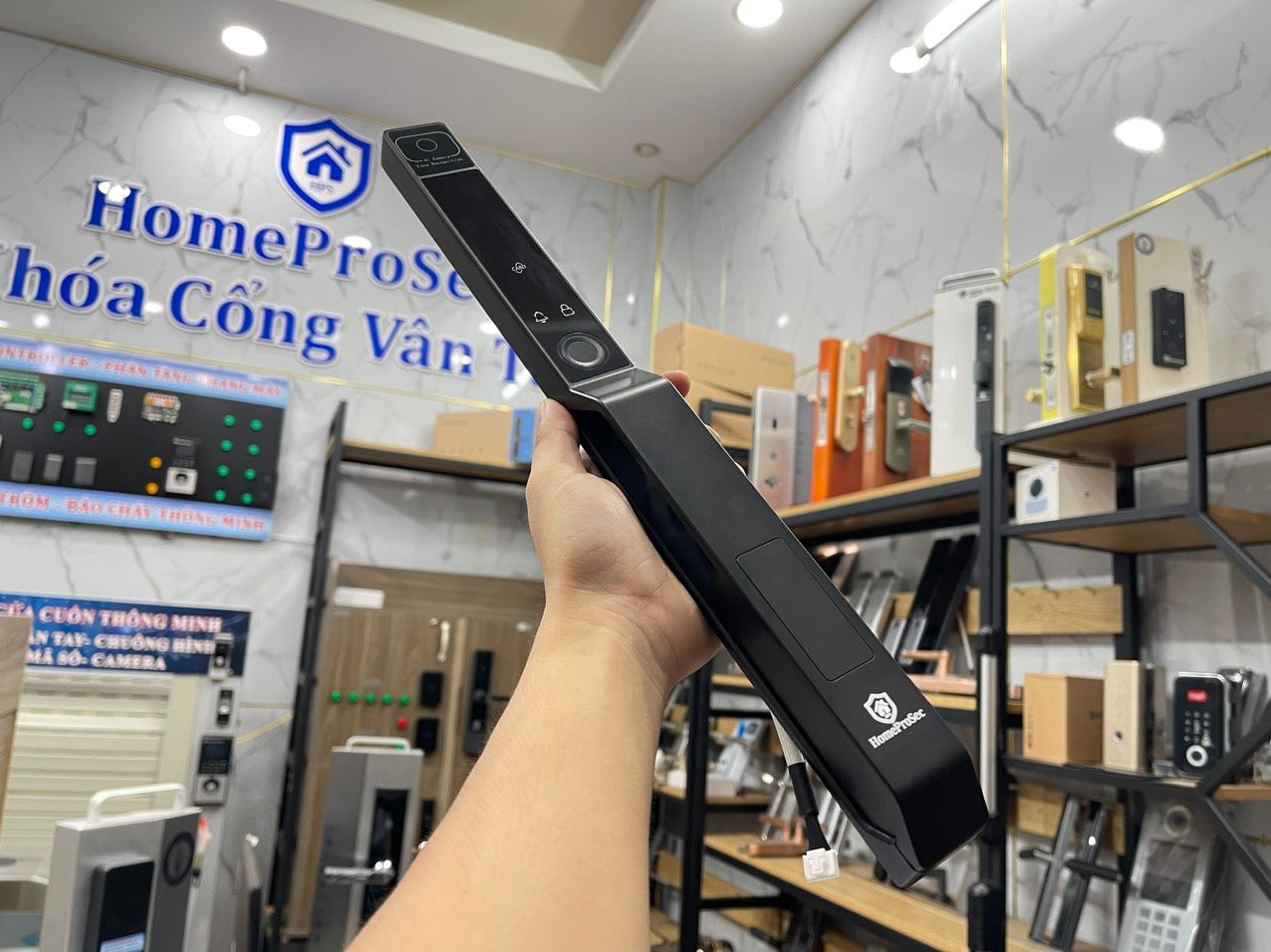 Khoá cửa nhôm vân tay / khuôn mặt HPS- 3390 face (TTLock- tuya)