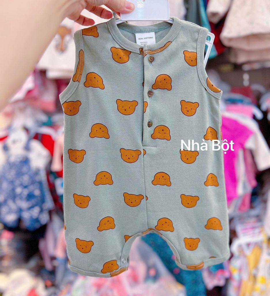 Body đùi Real cottons gấu