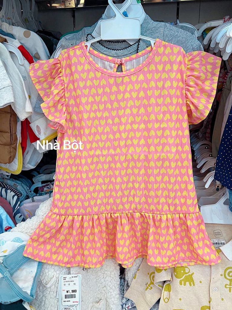 Đầm xuất hàn 270325 trái tim