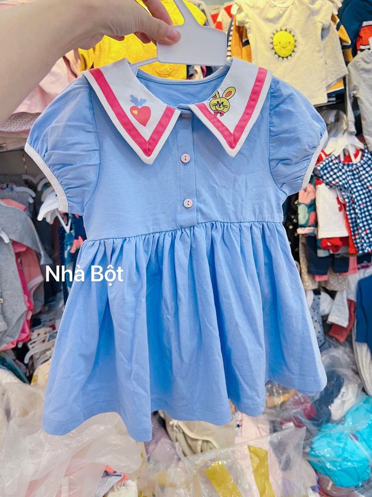 Đầm xuất hàn 270325 Thỏ tím