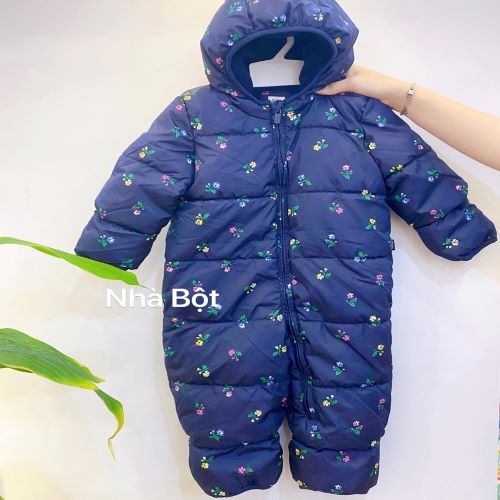 Sleep Suit Phao Gap có vớ màu xanh đen hoa