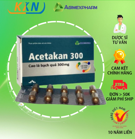  ACETAKAN 300- VIÊN UỐNG BỔ NÃO 