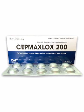  CEPMAXLOX 200 (Cefpodoxim 200mg) 