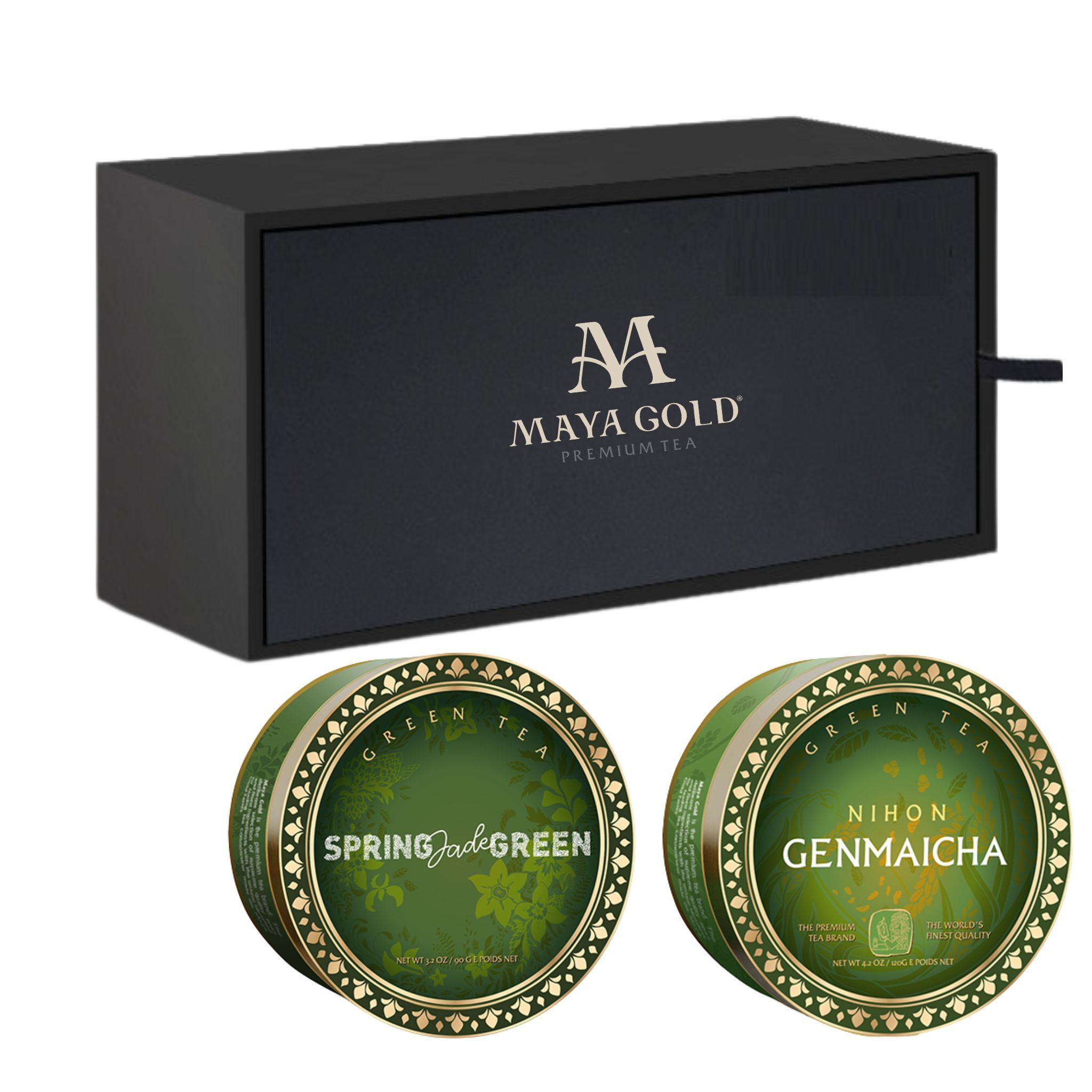 Couple Set - Genmaicha +Spring Jade Green