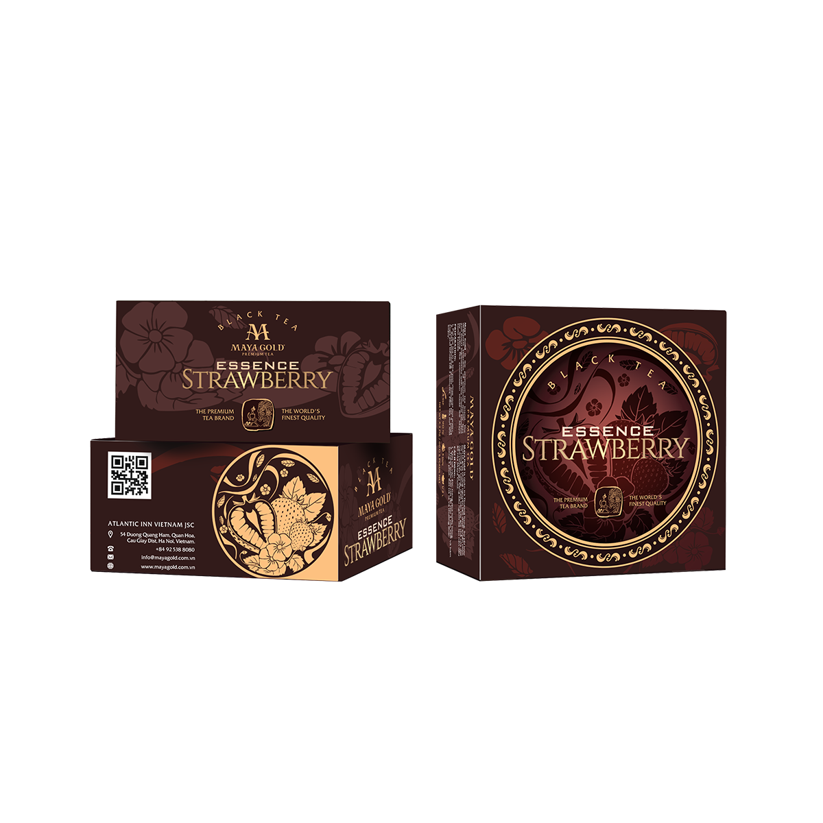 Trà đen hương Dâu tự nhiên - Essence Strawberry