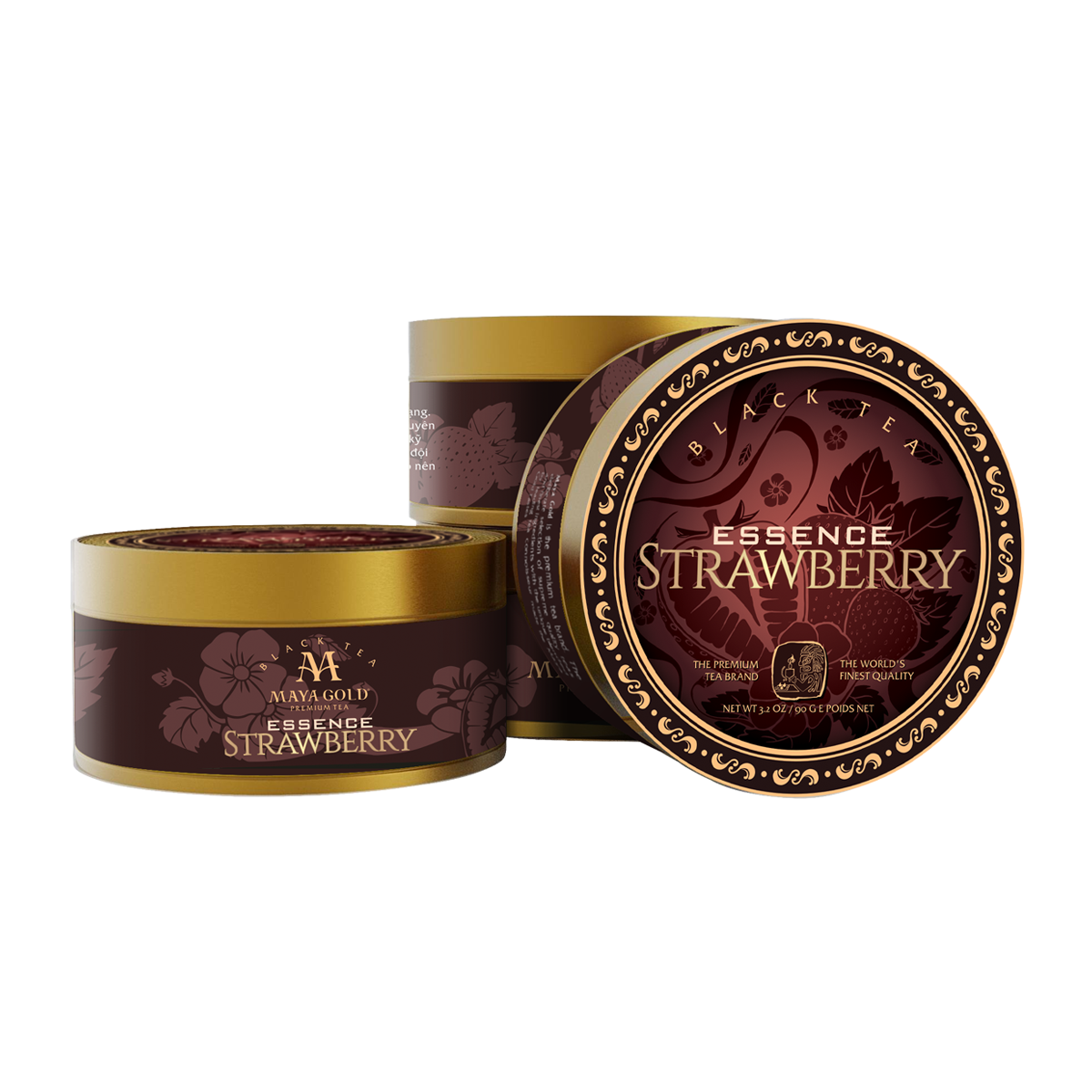 Trà đen hương Dâu tự nhiên - Essence Strawberry