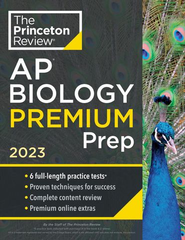 Princeton Review AP Biology Premium Prep, 2023 (mục lục không có số trang)