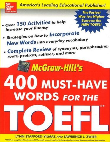 400 Must - have Words for the Toefl, 1st Edition