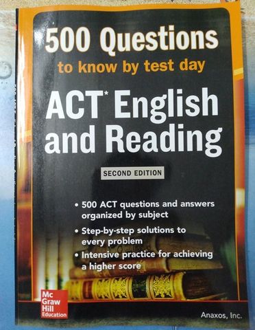 500 ACT English and Reading Questions to Know by Test Day, Second Edition