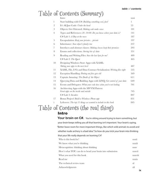 Head First C A Learners Guide to Real-World Programming with C, XAML ...