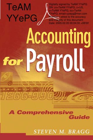 Accounting for payroll