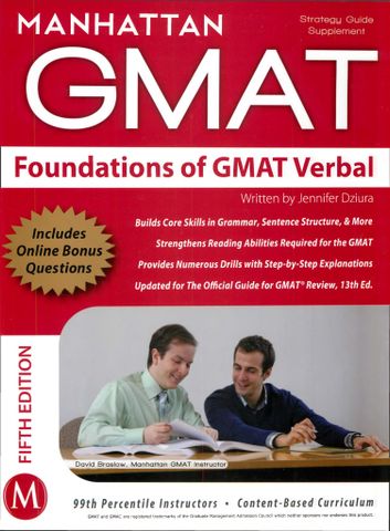 Foundations of GMAT Verbal Strategy Guide Fifth Edition