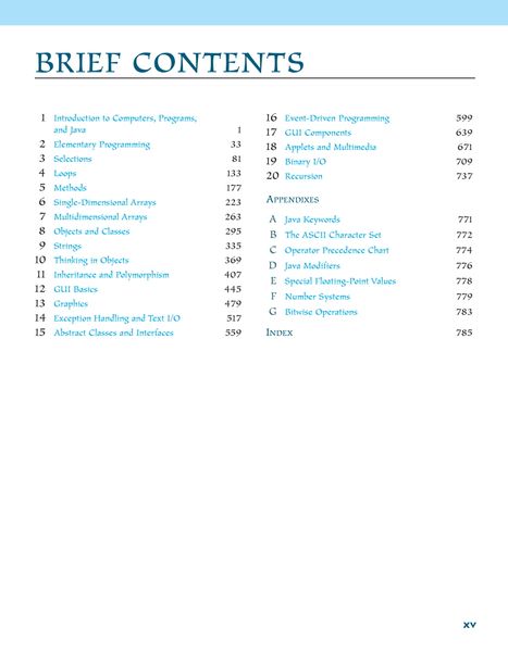 Y. Daniel Liang - Introduction to Java Programming, Brief Version-Pren ...